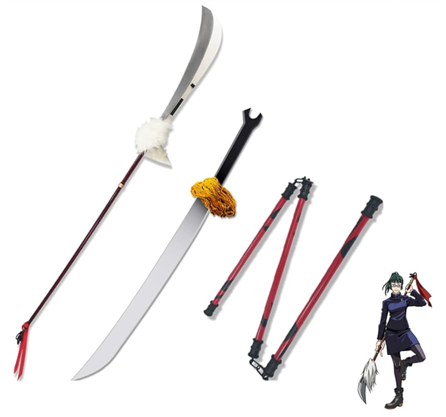 呪術廻戦 禪院真希 武器 薙刀 槍 コスプレ Amazon.co.jp: yuanqing 呪術廻戦 禪院真希ぜんいんまき 薙刀